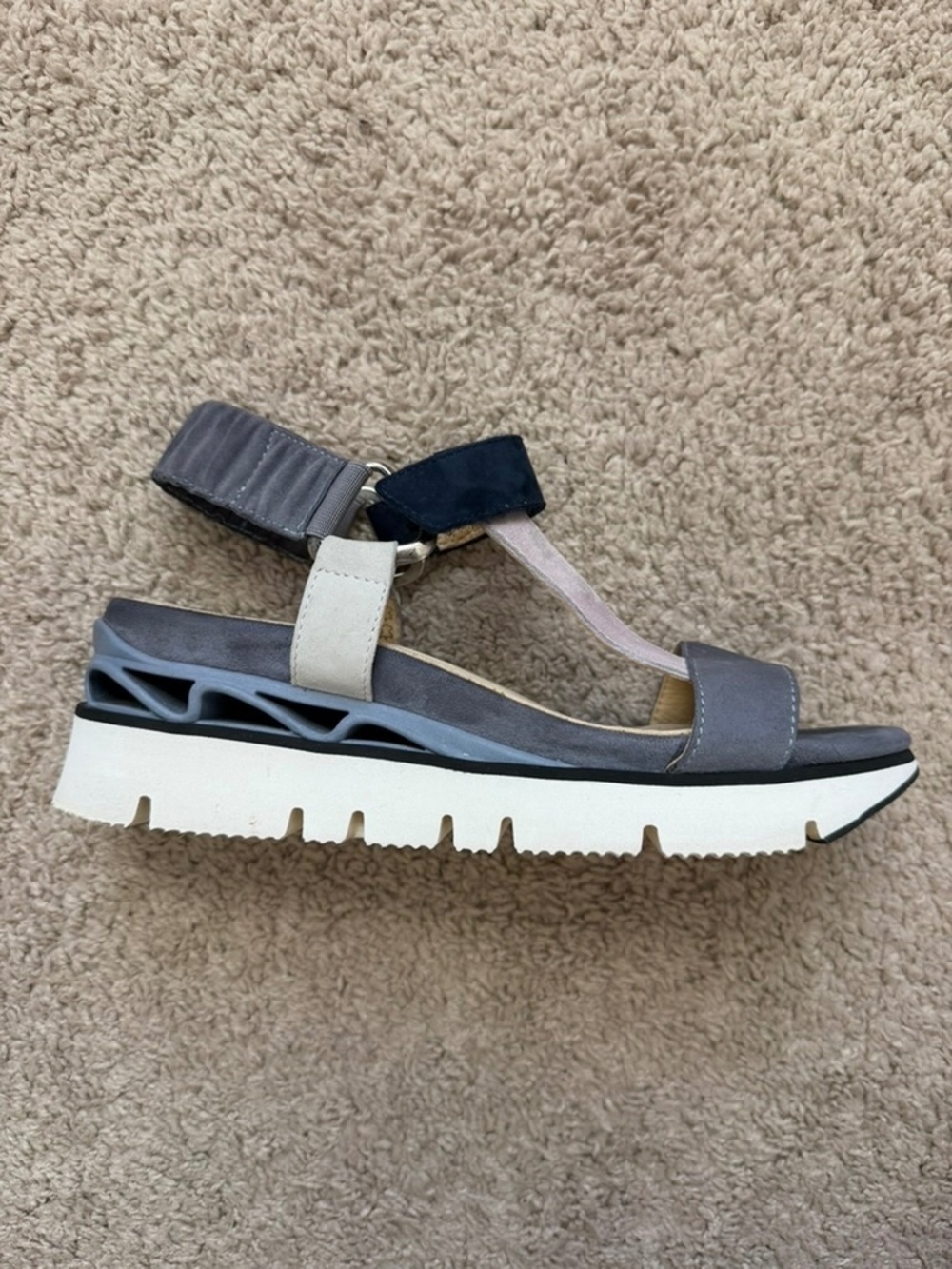 Softwaves Womens EU 37.5 US 7 7.5 Platform Sandals